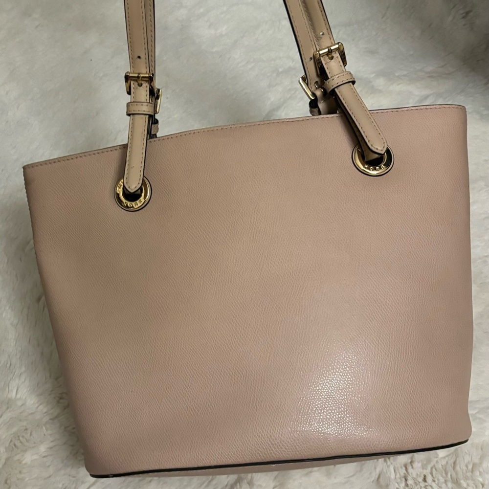Blush pink Michel Kors leather handbag